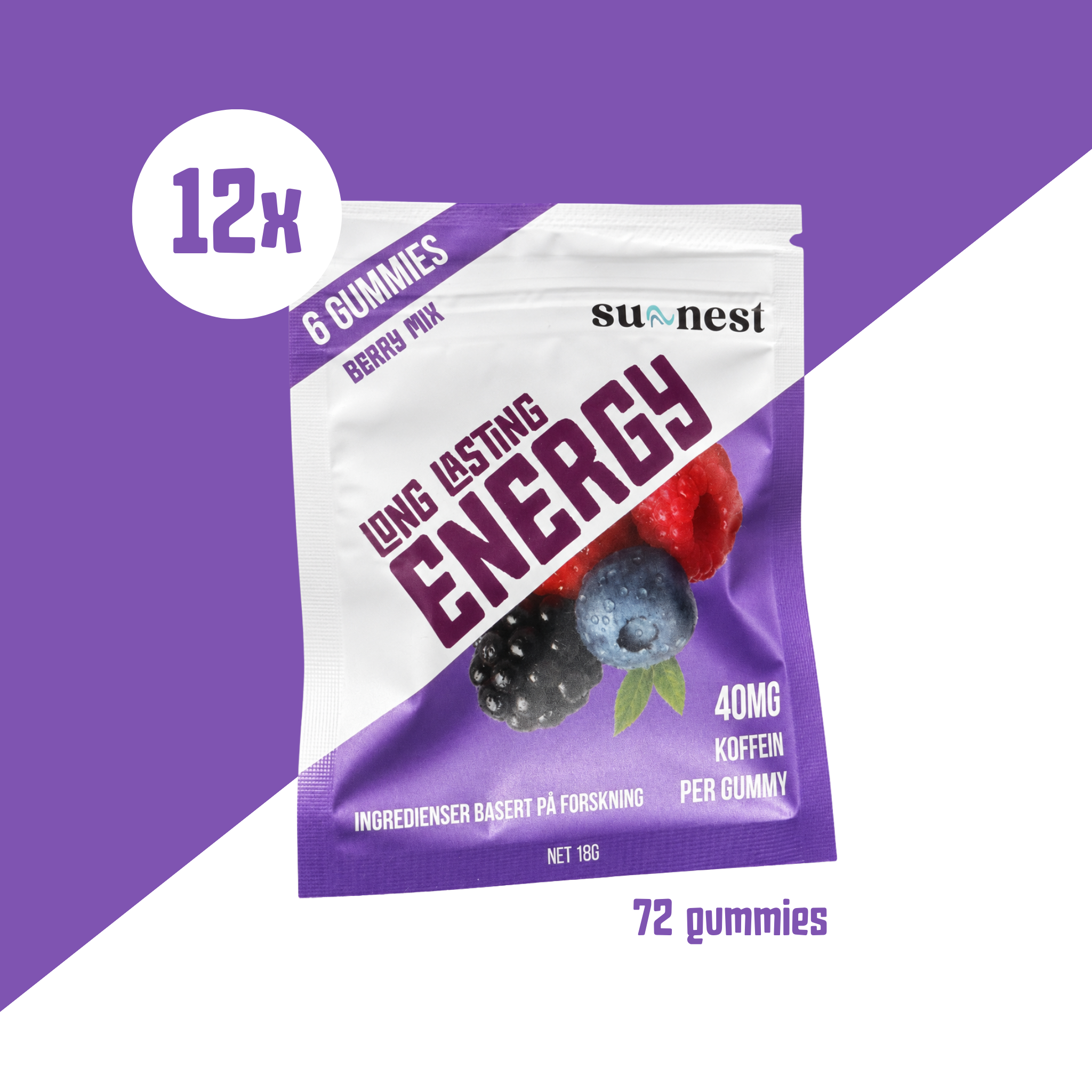 Energy Gummie Bærmix