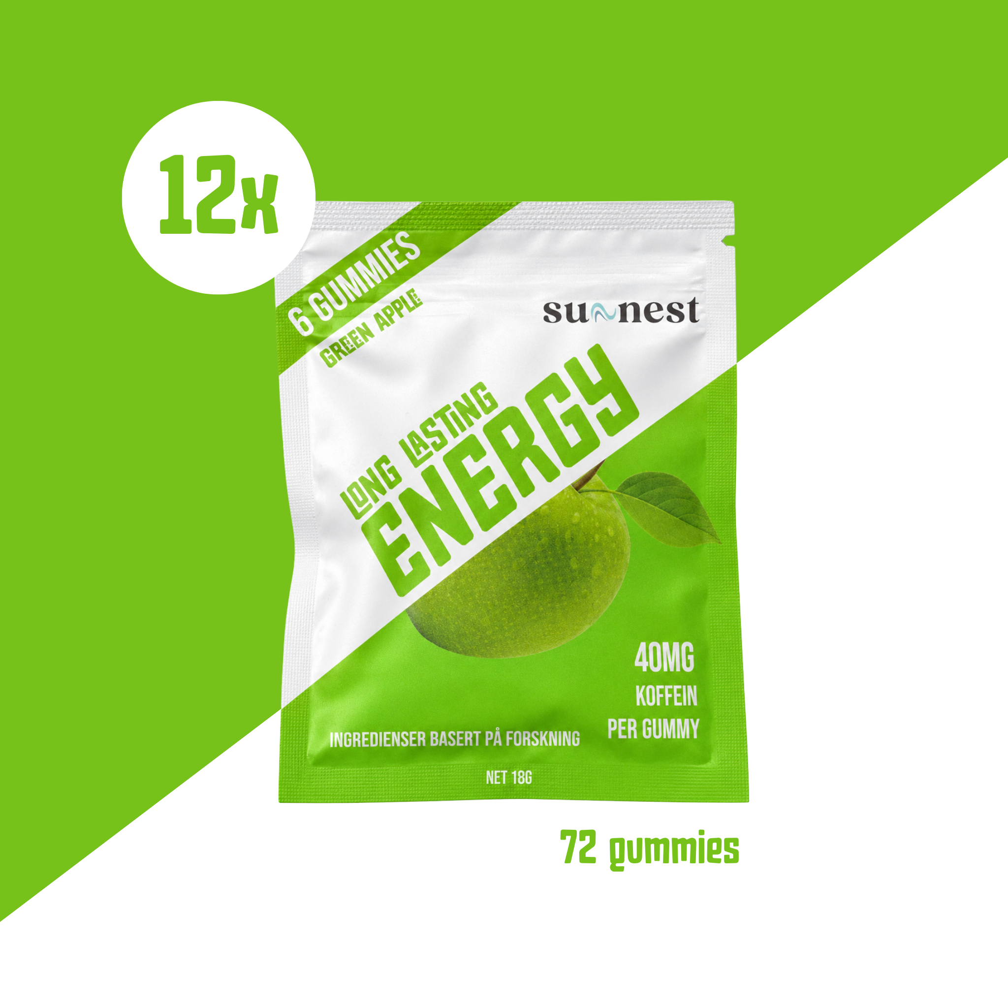 Energy Gummie Eple