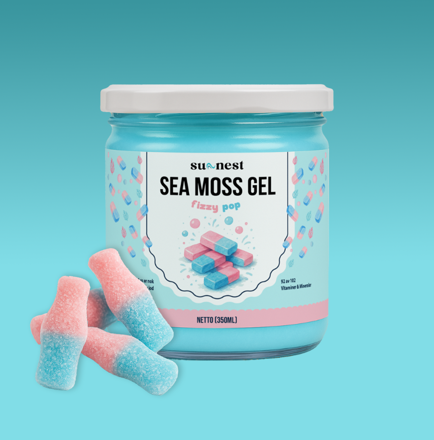 Fizzy pop sea moss gel