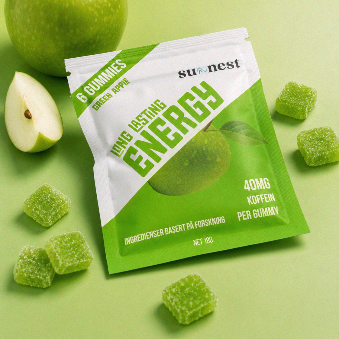Green Apple Energy Gummies